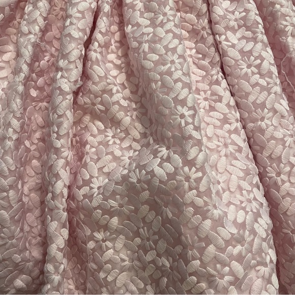 Kate Spade Girls Pink Billie Bow Embroidered Lace Dress Size 7 - Picture 7 of 7